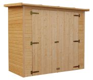 Gartenschrank / Geräteschrank - 1,23 x 2,23 Meter, 17 mm Elementstärke