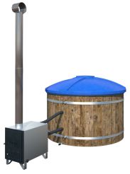 Badefass / Hot Tub Hocharn 01, Farbe: Blau