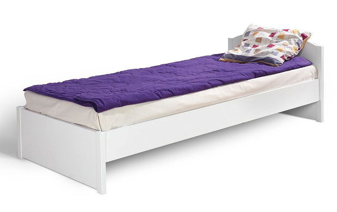 Kinderbett / Jugendbett Gabriel 07, Farbe: Weiß - 90 x 200 cm (B x L)