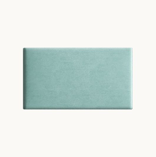 Wandpaneel mit modernen Design Farbe: Hellblau - Abmessungen: 42 x 84 x 4 cm (H x B x T)