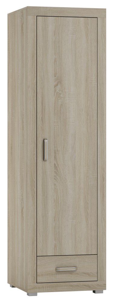 Schrank Lorengau 31, Farbe: Sonoma Eiche - Abmessungen: 202 x 58 x 58 cm (H x B x T)