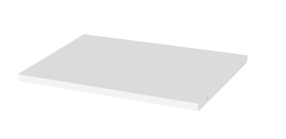 Fachboden für Schrank Satalo 01, Farbe: Weiß - Abmessungen: 113 x 53 cm (B x T)