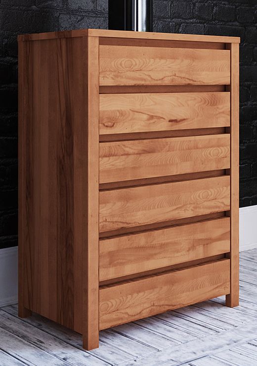 Kommode Tasman 22 Kernbuche massiv geölt - Abmessungen: 112 x 80 x 45 cm (H x B x T)