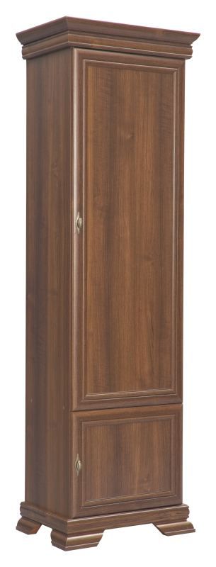 Drehtürenschrank / Kleiderschrank Sentis 18, Farbe: Dunkelbraun - 193 x 58 x 40 cm (H x B x T)