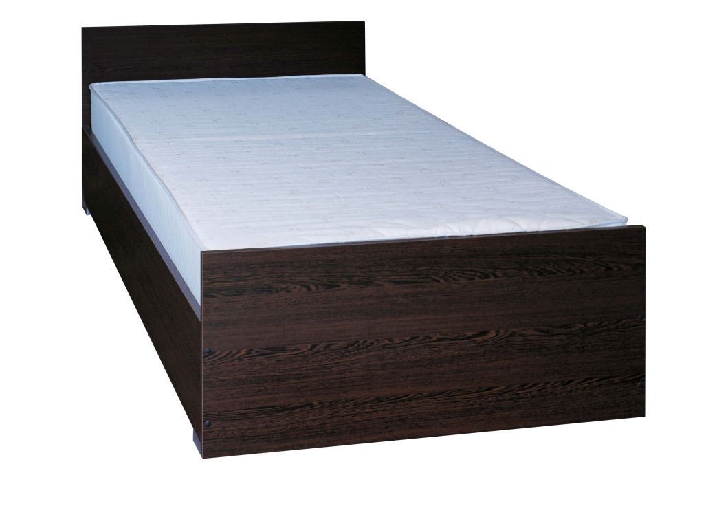 Doppelbett Corrientes 14 inkl. Lattenrost, Farbe: Wenge - 160 x 200 cm (B x L)