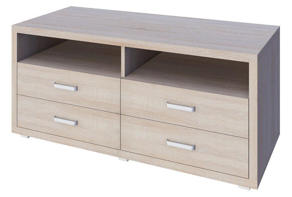 TV-Unterschrank Kerowagi 21, Farbe: Sonoma Eiche - Abmessungen: 60 x 135 x 49 cm (H x B x T)