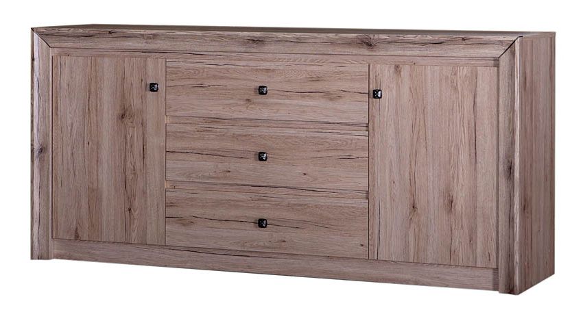 Kommode Sokone 13, Farbe: Sanremo - 85 x 180 x 46 cm (H x B x T)