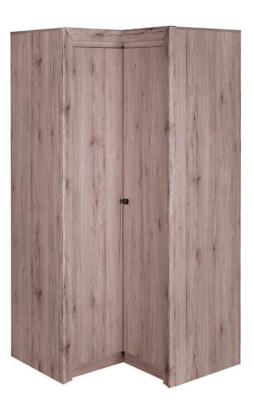 Drehtürenschrank / Eckkleiderschrank Sokone 24, Farbe: Sanremo - 194 x 95 x 95 cm (H x B x T)