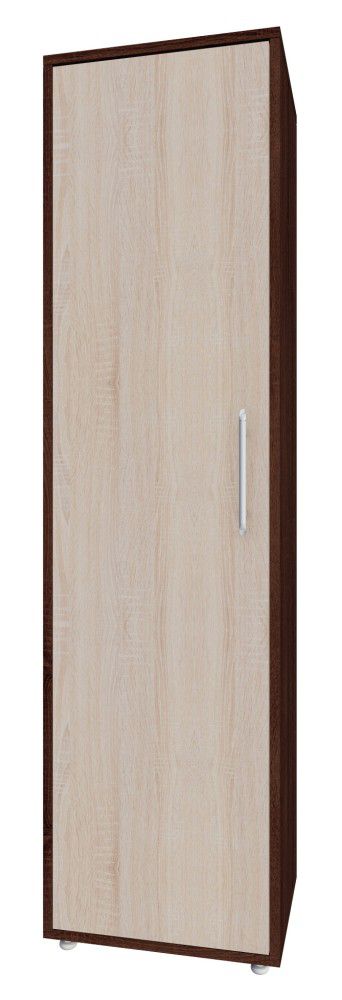 Schrank Curug 15, Farbe: Nuss / Ulme - Abmessungen: 188 x 50 x 34 cm (H x B x T)