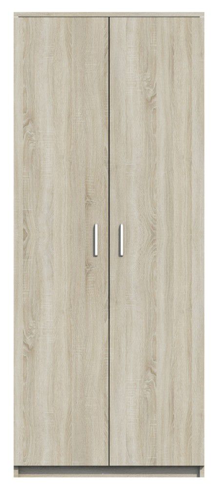 Drehtürenschrank / Kleiderschrank Pamulang 14, Farbe: Sonoma Eiche - Abmessungen: 200 x 82 x 60 cm (H x B x T)