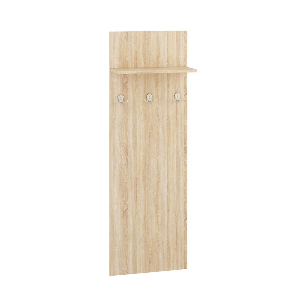 Garderobe Xalapa 06, Farbe: Sonoma Eiche hell - Abmessungen: 138 x 46 x 20 cm (H x B x T)