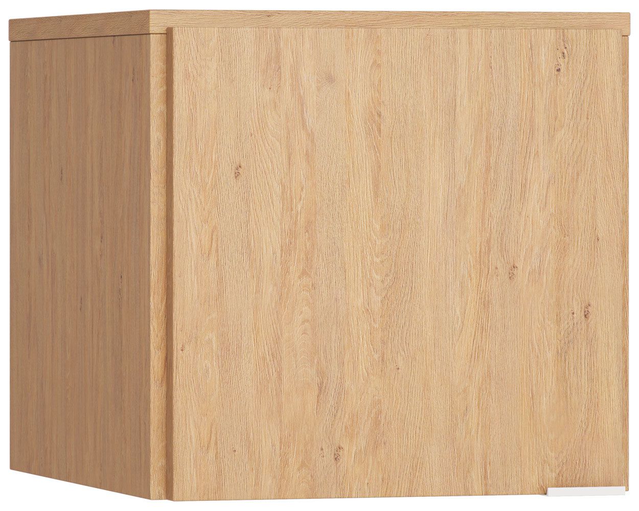 Aufsatz für eintürigen Kleiderschrank Averias, Farbe: Eiche - Abmessungen: 45 x 47 x 57 cm (H x B x T)