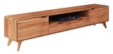 TV-Unterschrank Timaru 30 Kernbuche massiv geölt - Abmessungen: 48 x 220 x 40 cm (H x B x T)