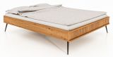 Doppelbett Rolleston 03 Kernbuche massiv geölt - Liegefläche: 160 x 200 cm (B x L)