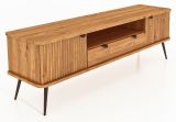 TV-Unterschrank Rolleston 28 Kernbuche massiv geölt - Abmessungen: 57 x 180 x 46 cm (H x B x T)