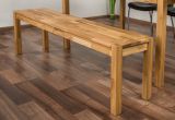 Bank Wooden Nature 134 Eiche massiv - 160 x 33 cm (L x B)