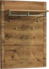 Garderobe Lencois 03, Farbe: Natur, Eiche massiv – 117 x 85 x 32 (H x B x T)