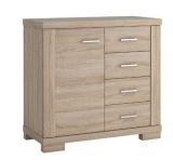 Kommode "Temerin" Farbe Sonoma-Eiche 01 - Abmessungen: 85 x 90 x 42 cm (H x B x T)