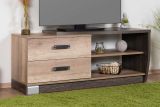 TV - Unterschrank Sichling 03, Rahmen Rechts, Farbe: Eiche Braun - Abmessungen: 51 x 120 x 46 cm (H x B x T)