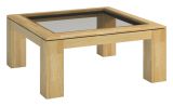 Couchtisch "Lipik" 24, Eiche massiv - Abmessungen: 41 x 90 x 90 cm (H x B x T)