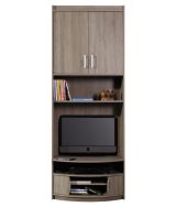 TV - Schrank "Kontich" 05, Farbe: Eiche Trüffel - Abmessungen: 212 x 80 x 55 cm (H x B x T)